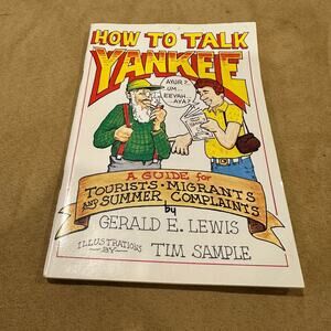 How to Talk Yankee Book Gerald E. Lewis Tim Sample 1979 Vintage